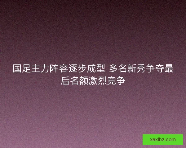 国足主力阵容逐步成型 多名新秀争夺最后名额激烈竞争